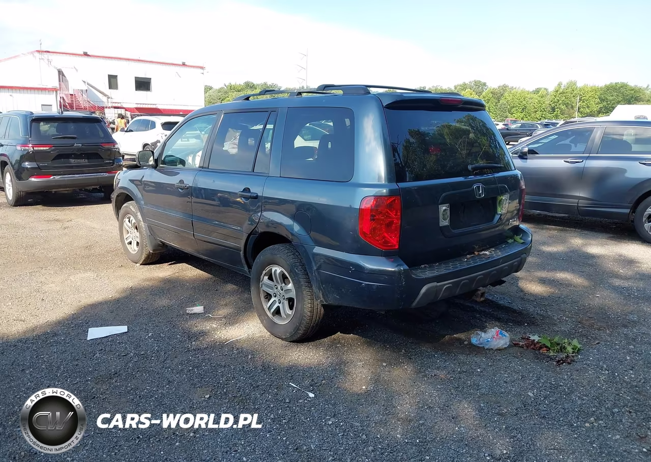 2005 Honda Pilot Ex-L VIN:5FNYF18655B050613 - 3
