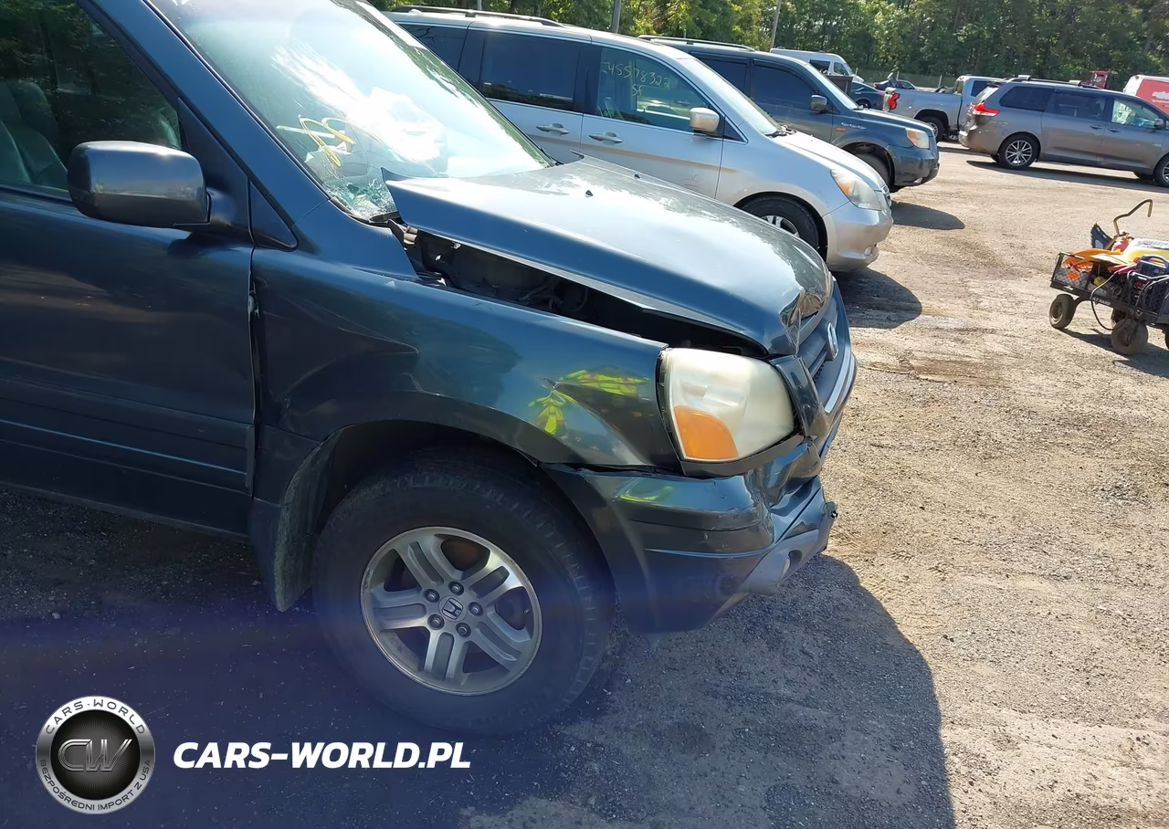 2005 Honda Pilot Ex-L VIN:5FNYF18655B050613 - 6