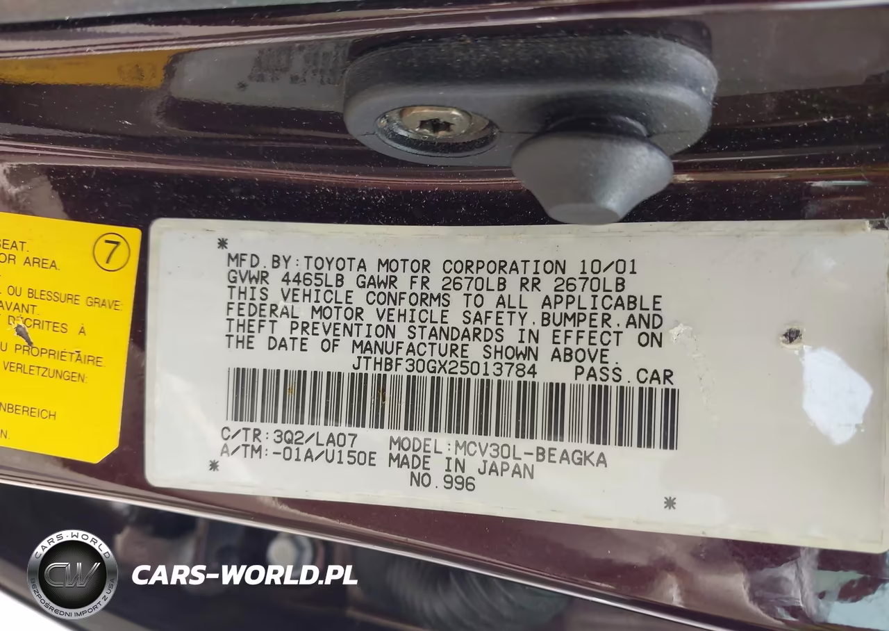 2002 Lexus Es 300 VIN:JTHBF30GX25013784 - 9