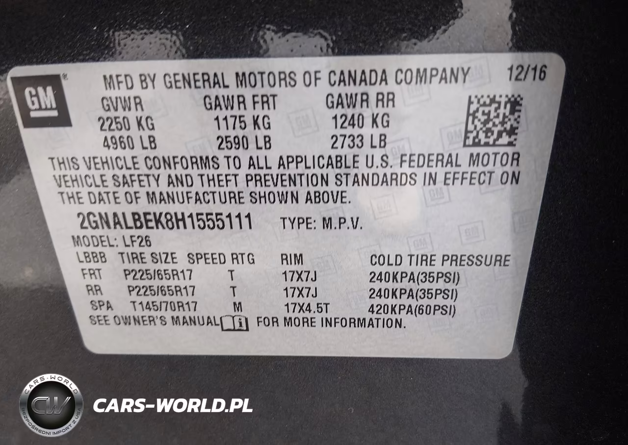 2017 Chevrolet Equinox Ls VIN:2GNALBEK8H1555111 - 9