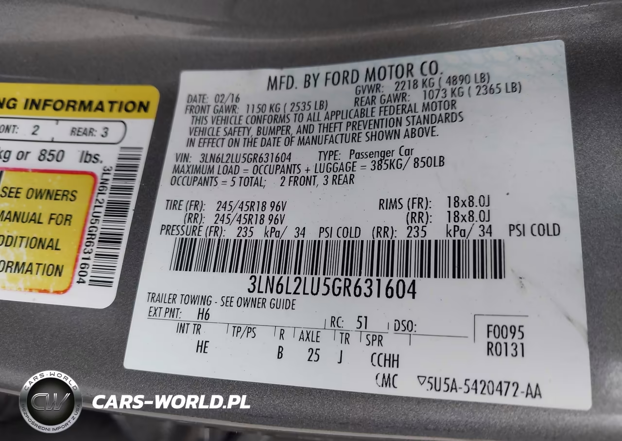 2016 Lincoln Mkz Hybrid VIN:3LN6L2LU5GR631604 - 9