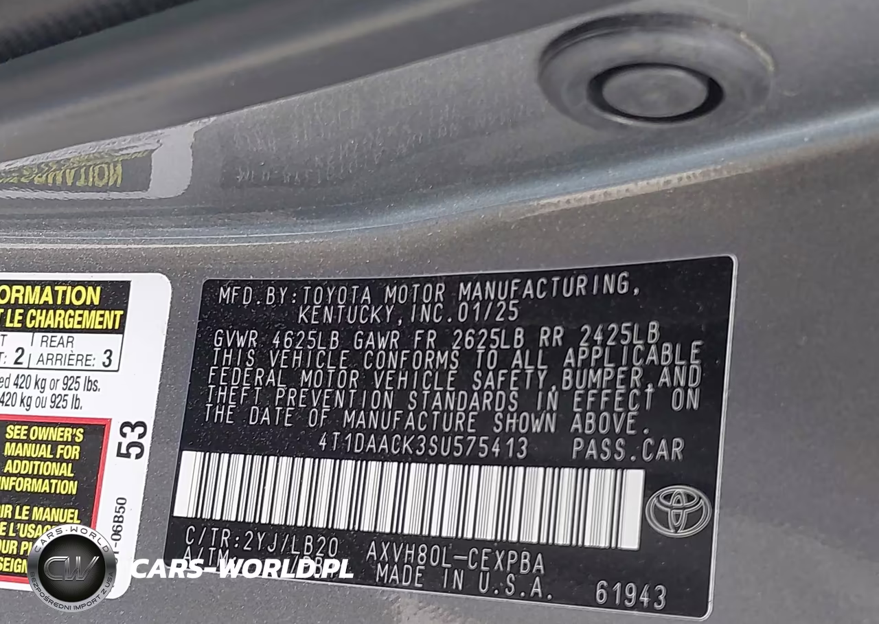 2025 Toyota Camry Xse VIN:4T1DAACK3SU575413 - 9