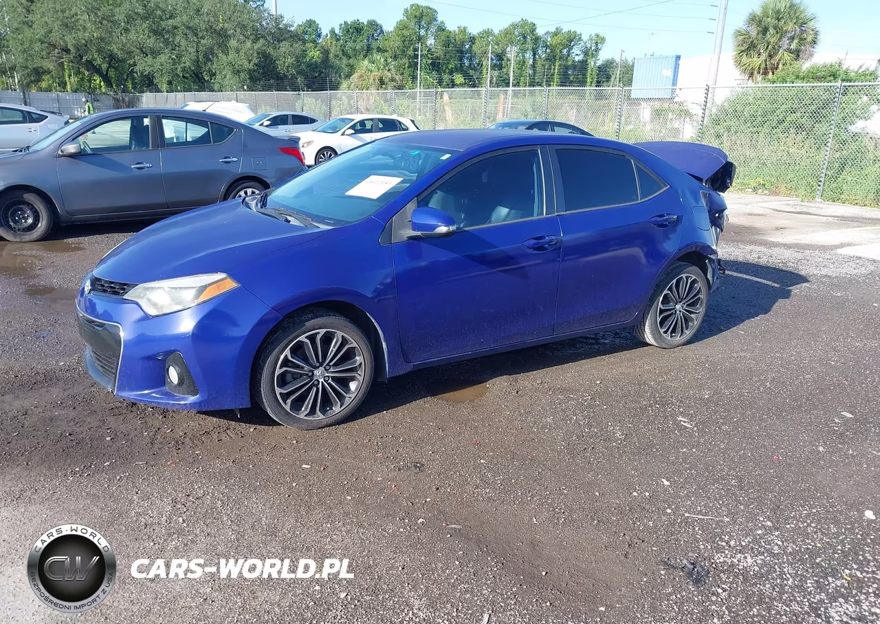 2015 Toyota Corolla S Plus VIN:5YFBURHE0FP309127 - 2
