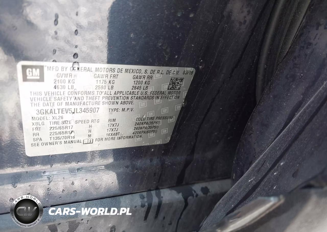 2018 GMC Terrain Sle VIN:3GKALTEV5JL345907 - 9
