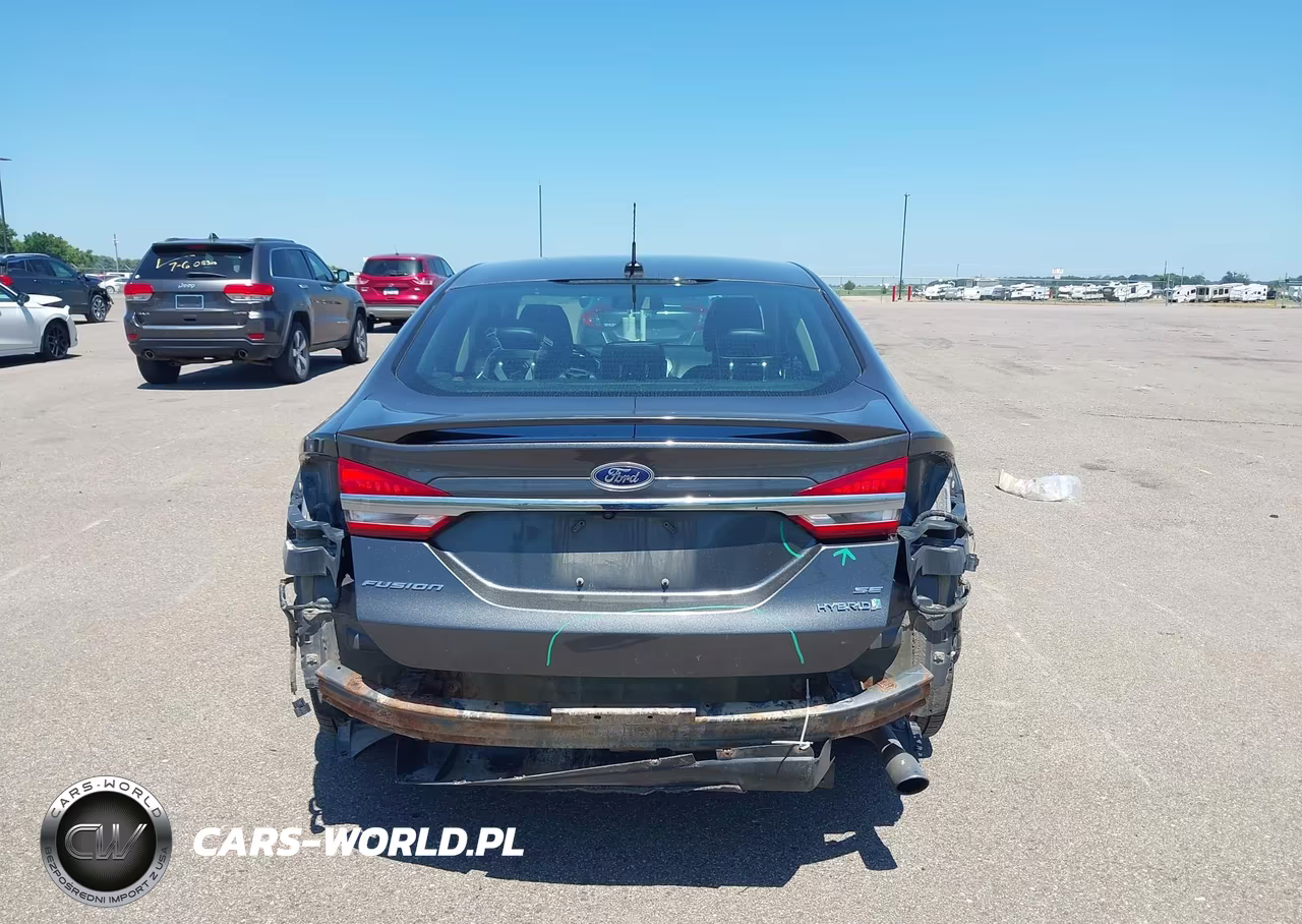 2017 Ford Fusion Hybrid Se VIN:3FA6P0LU6HR165430 - 6