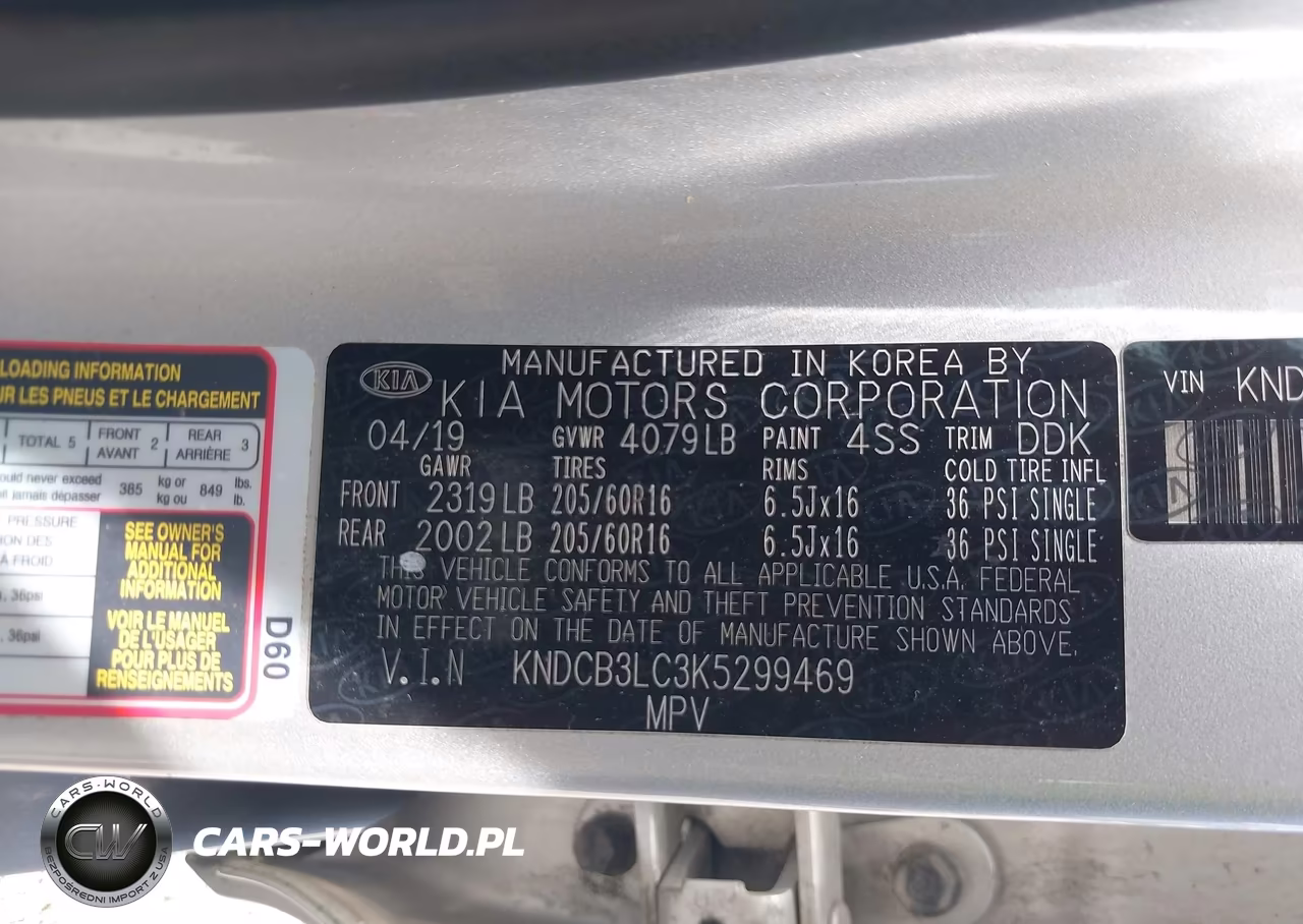 2019 Kia Niro Fe VIN:KNDCB3LC3K5299469 - 9
