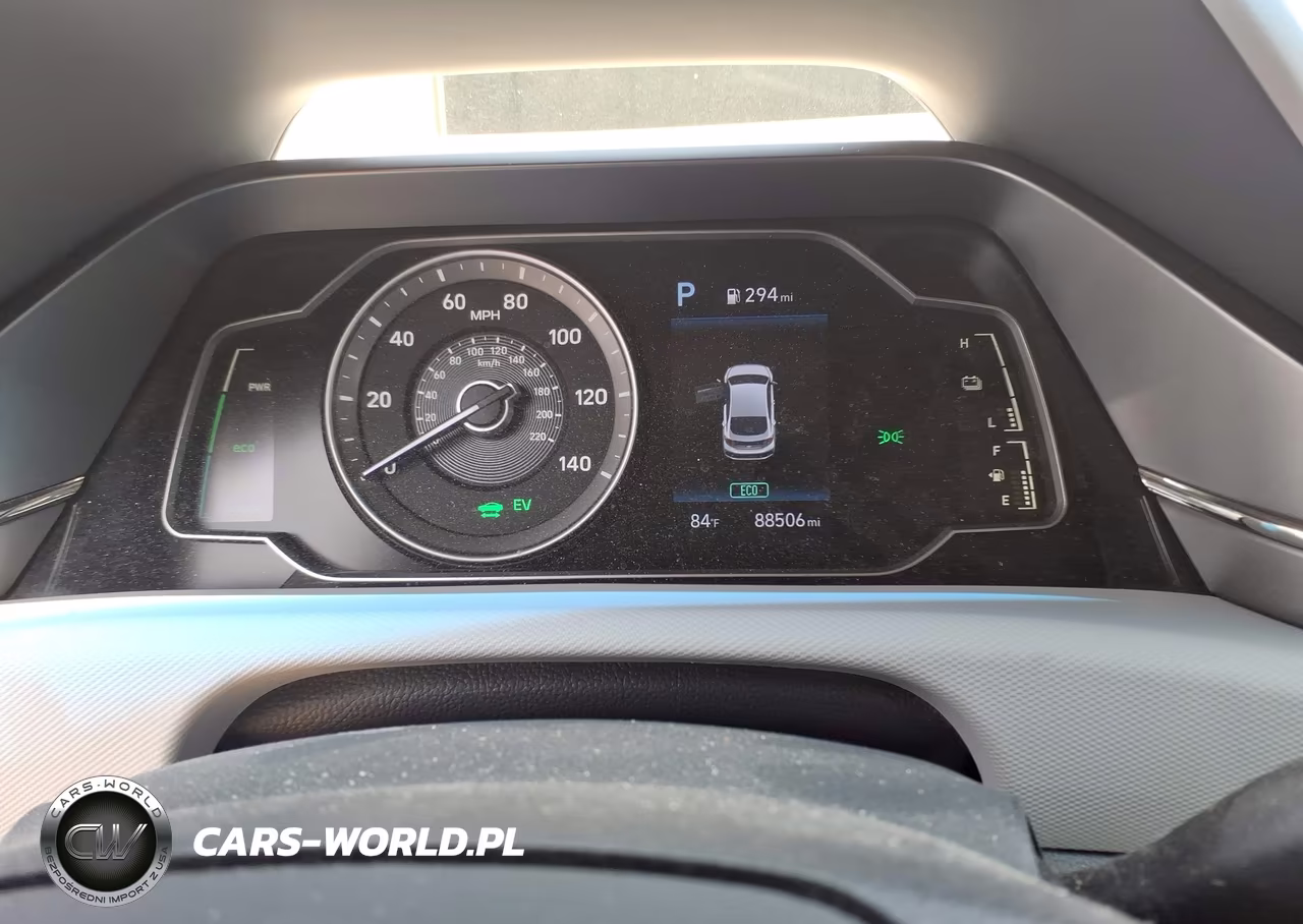 2020 Hyundai Ioniq Hybrid Blue VIN:KMHC65LC2LU217623 - 7