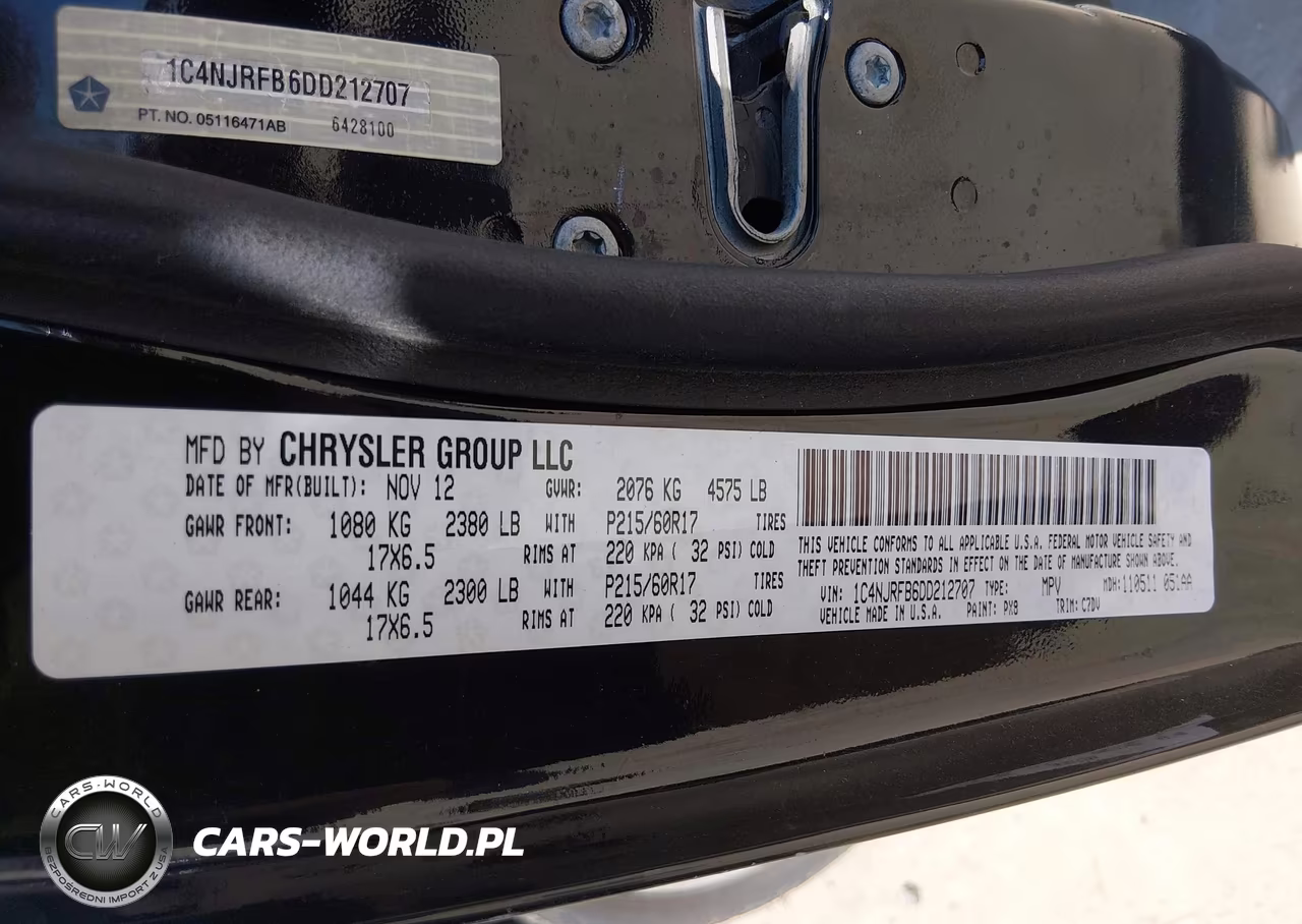2013 Jeep Patriot Latitude VIN:1C4NJRFB6DD212707 - 9