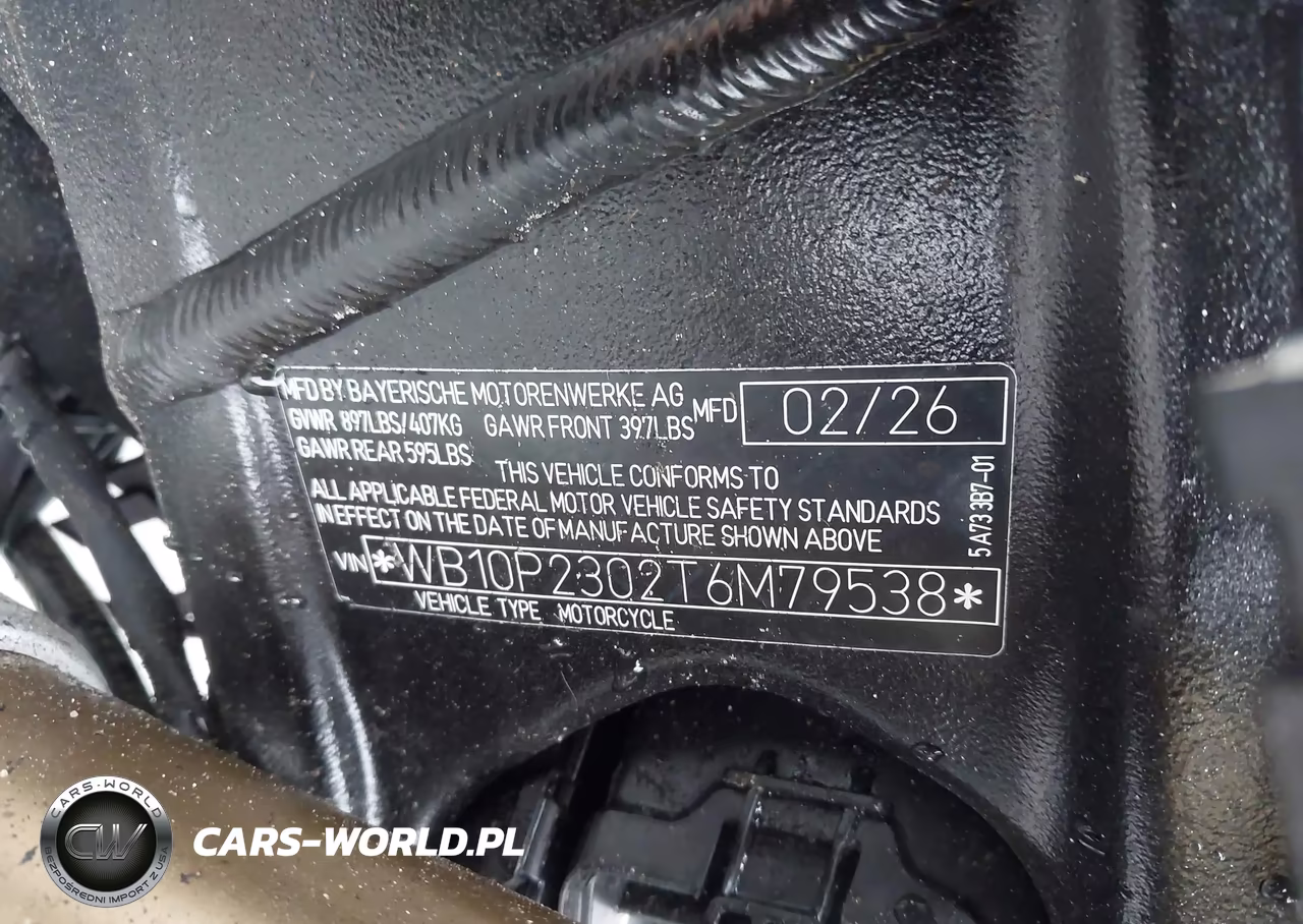 2026 BMW S 1000 Rr VIN:WB10P2302T6M79538 - 10