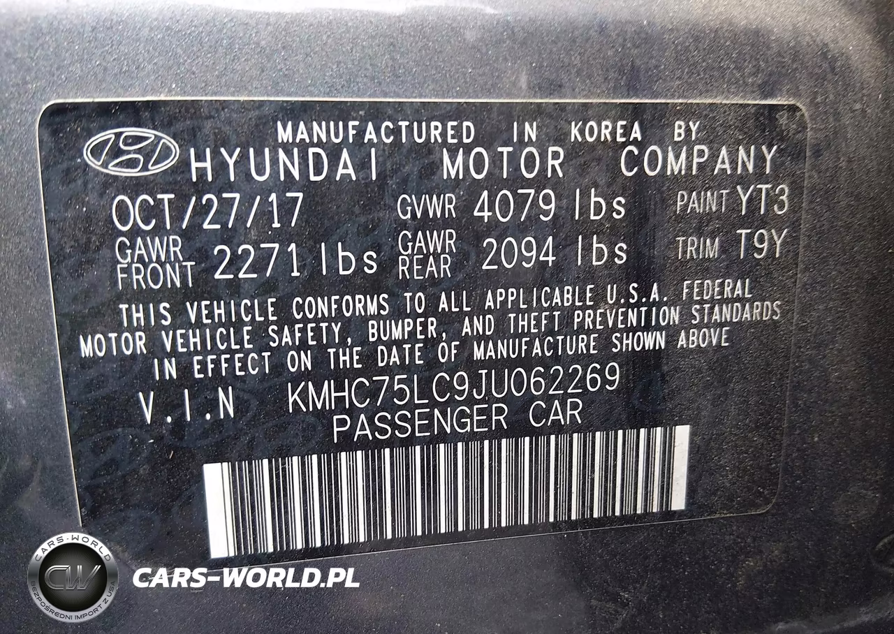 2018 Hyundai Ioniq Hybrid Sel VIN:KMHC75LC9JU062269 - 9