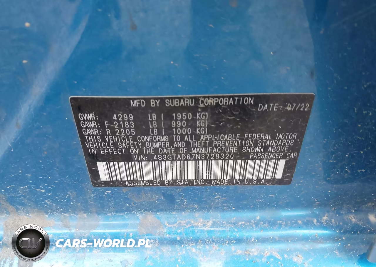 2022 Subaru Impreza Premium 5-Door VIN:4S3GTAD67N3728320 - 9