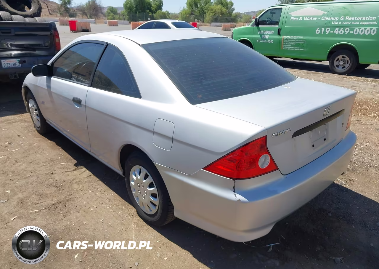 2004 Honda Civic Vp VIN:1HGEM22124L060718 - 3