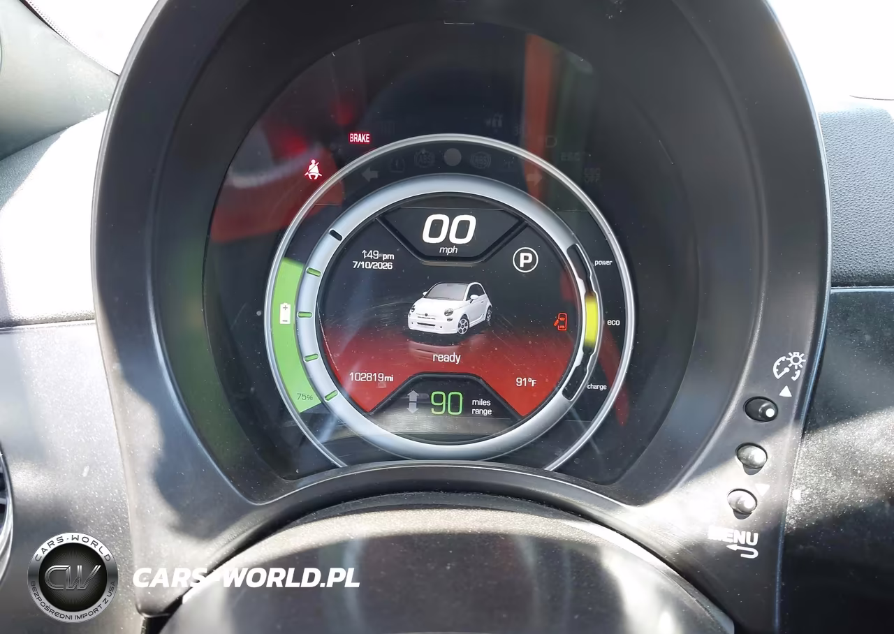 2014 Fiat 500E Battery Electric VIN:3C3CFFGE1ET189580 - 7