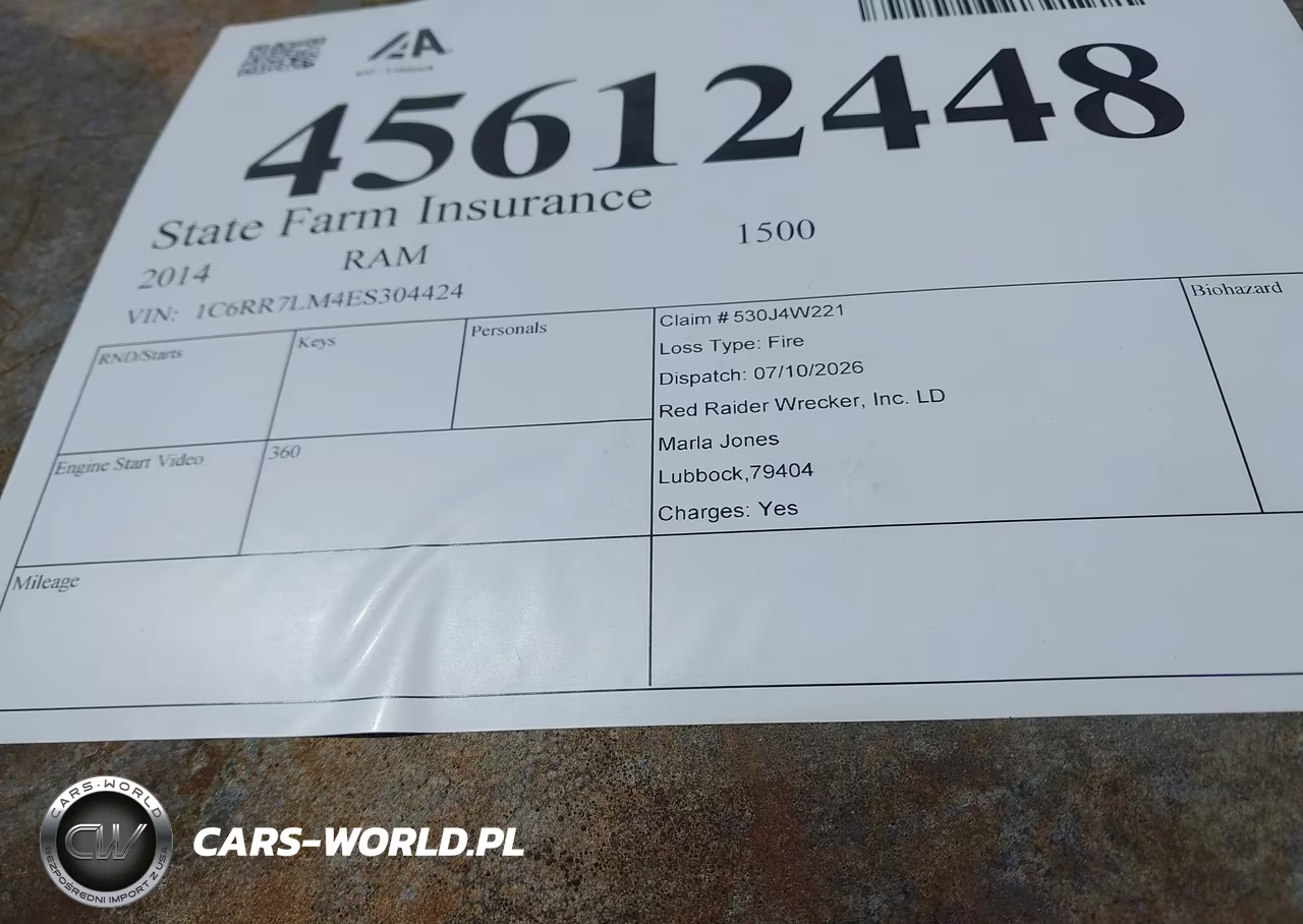 2014 Ram 1500 Lone Star VIN:1C6RR7LM4ES304424 - 11
