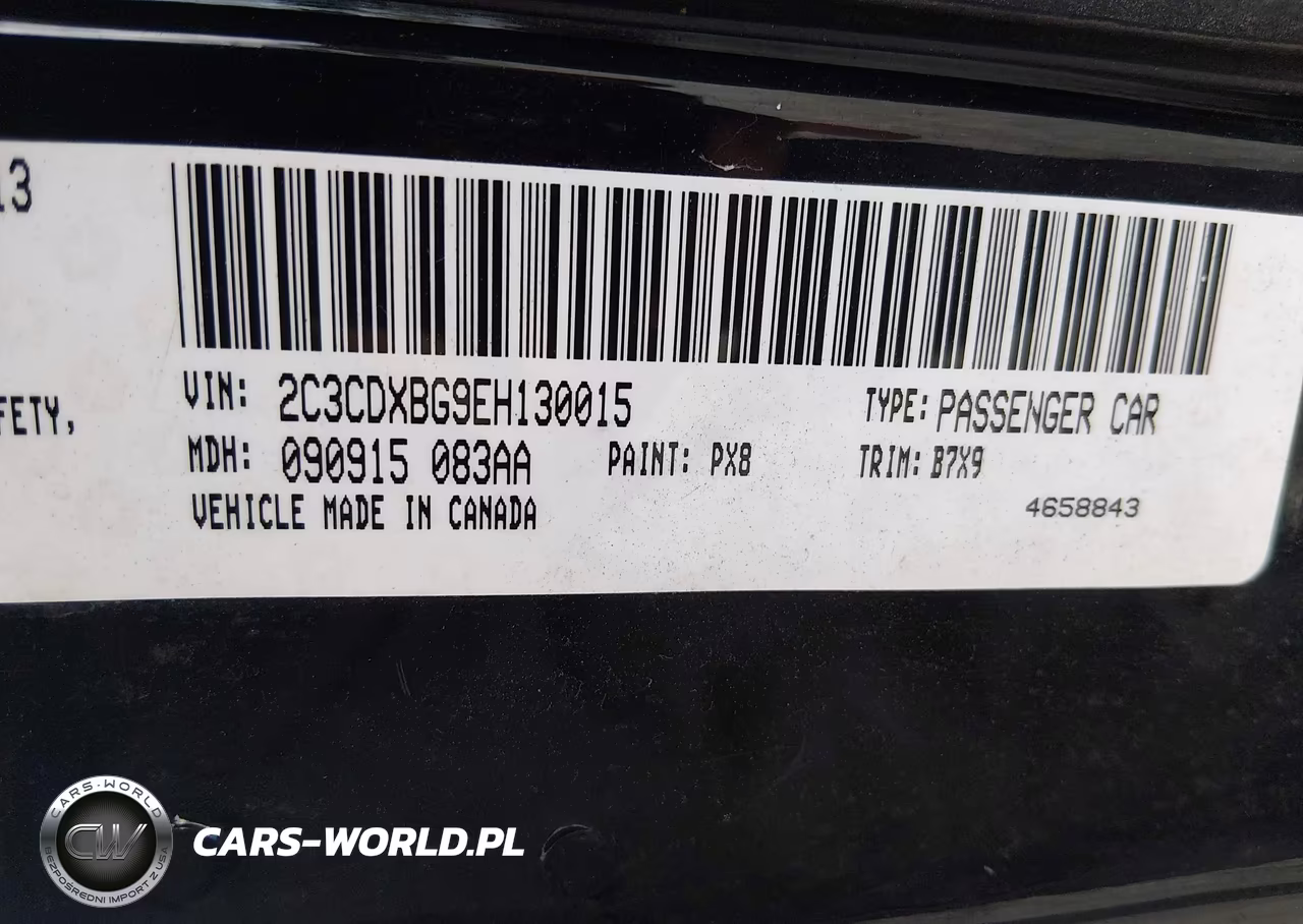 2014 Dodge Charger Se VIN:2C3CDXBG9EH130015 - 9