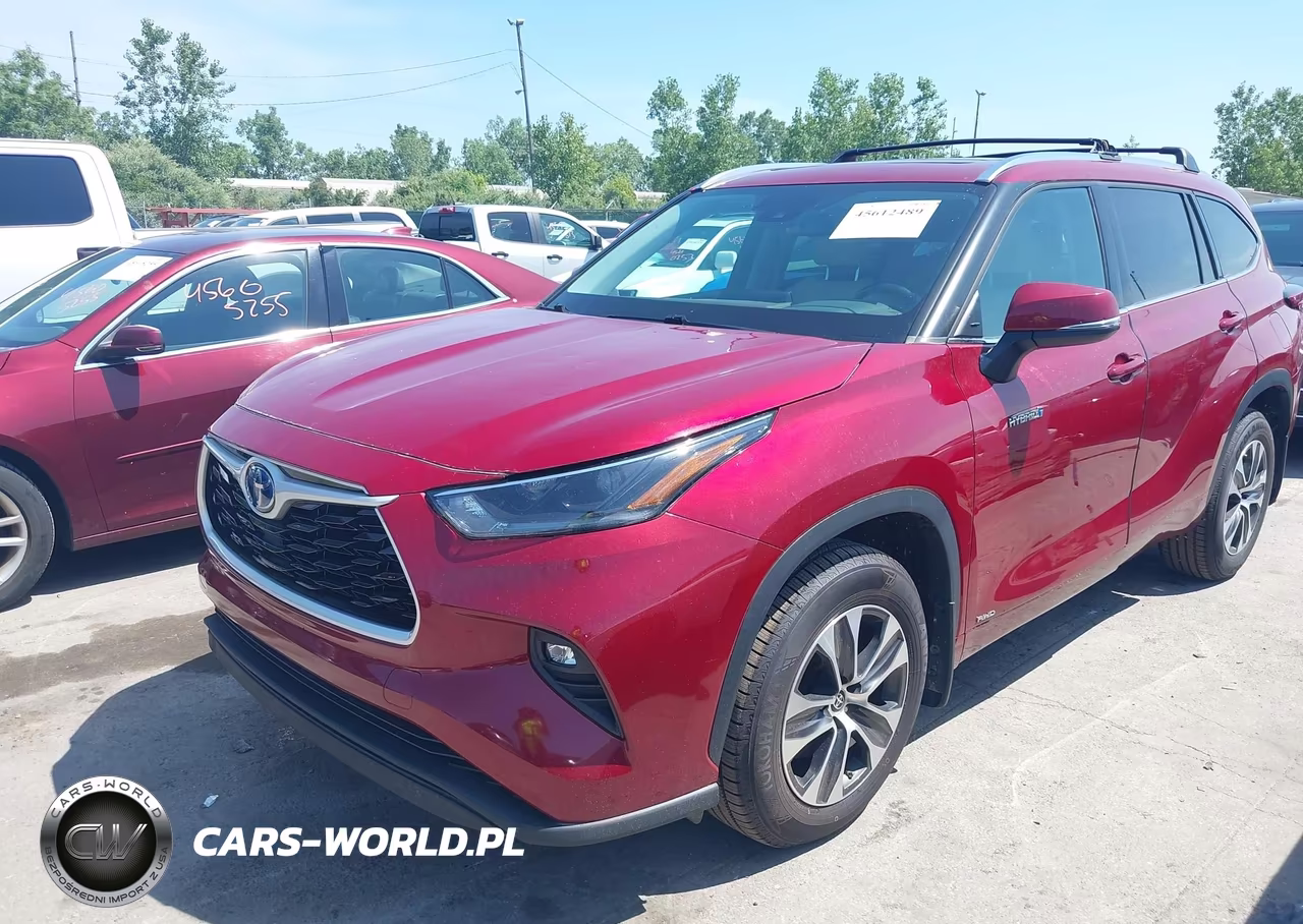 2021 Toyota Highlander Hybrid Xle VIN:5TDGBRCH5MS037076 - 2