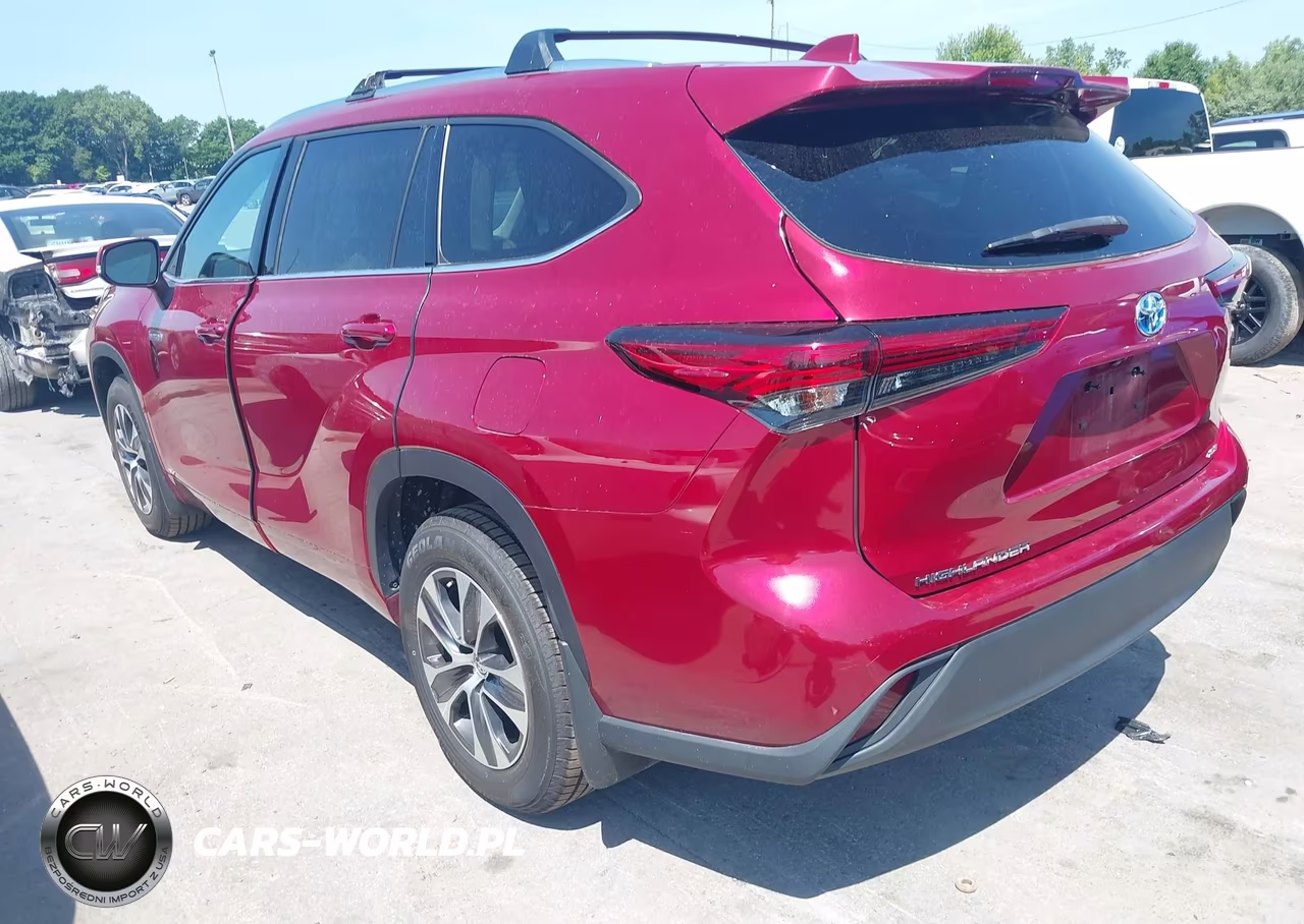 2021 Toyota Highlander Hybrid Xle VIN:5TDGBRCH5MS037076 - 3