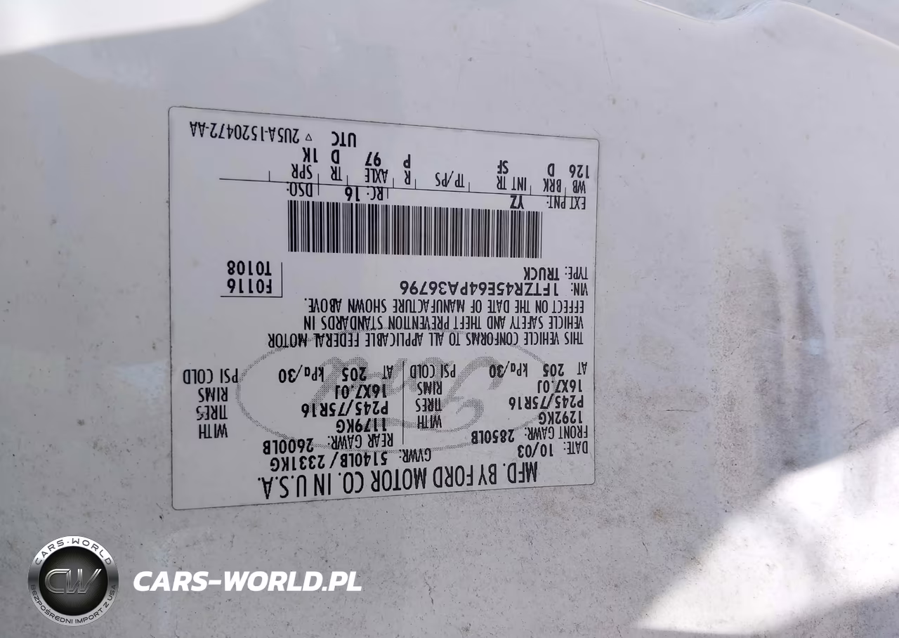 2004 Ford Ranger Edge-Tremor-Xlt VIN:1FTZR45E64PA36796 - 9