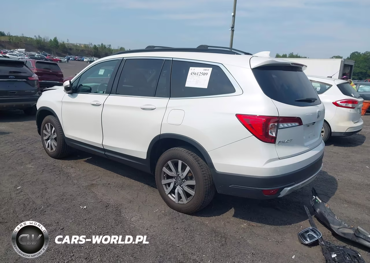 2020 Honda Pilot Awd Ex-L VIN:5FNYF6H55LB017841 - 3