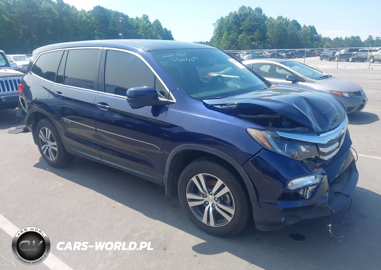 2018 Honda Pilot Ex-L VIN:5FNYF5H5XJB014490 - 1
