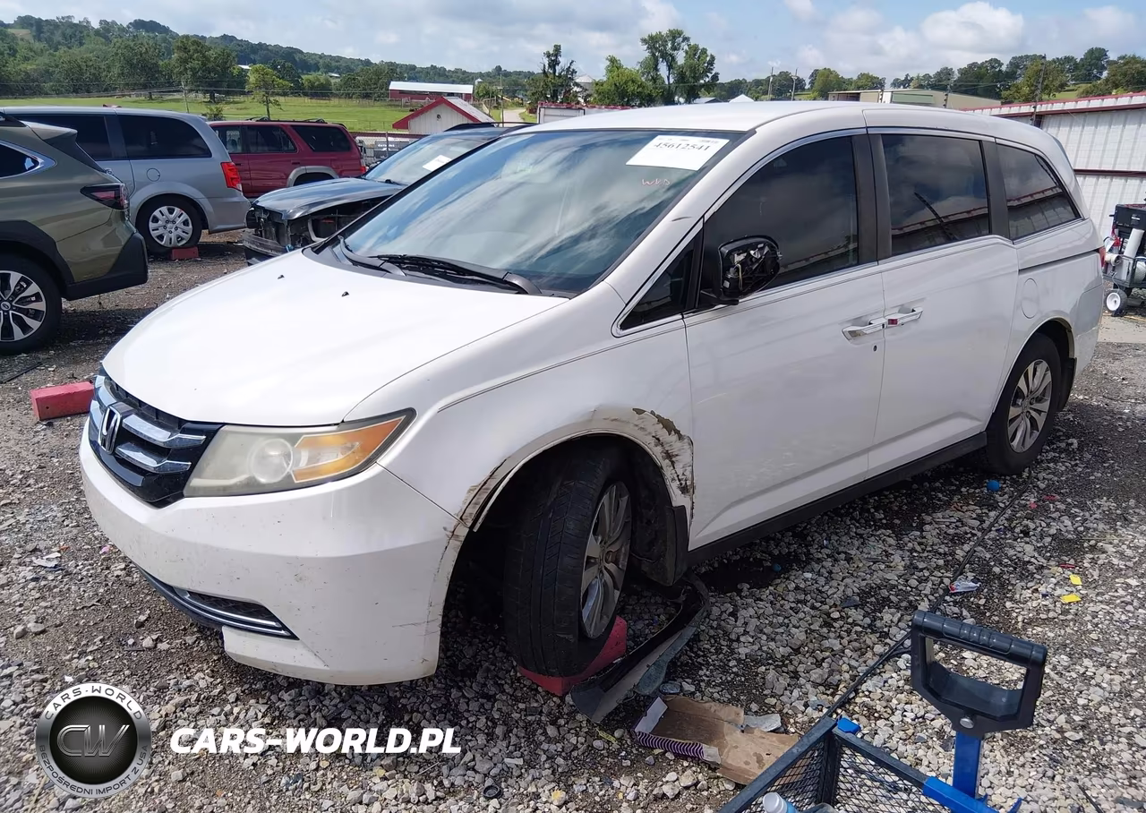 2014 Honda Odyssey Ex VIN:5FNRL5H47EB077668 - 2