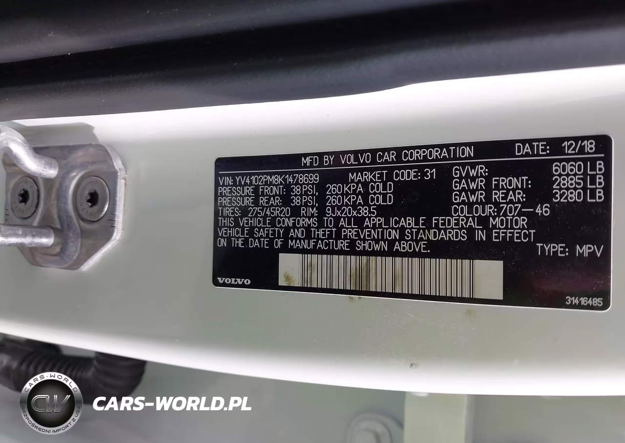 2019 Volvo Xc90 T5 R-Design VIN:YV4102PM8K1478699 - 9