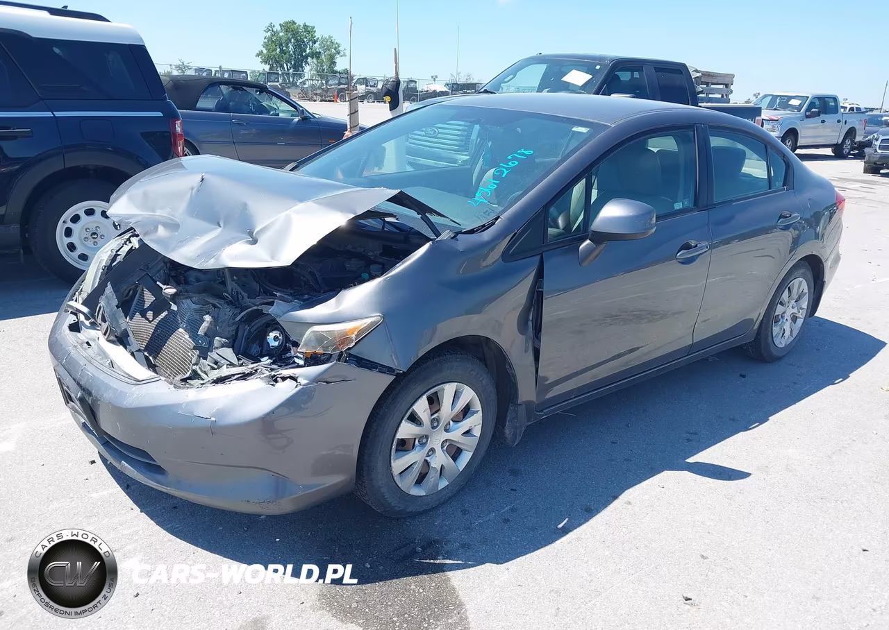 2012 Honda Civic Lx VIN:2HGFB2E57CH541231 - 2