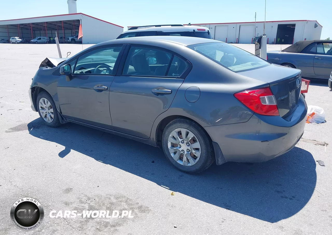 2012 Honda Civic Lx VIN:2HGFB2E57CH541231 - 3