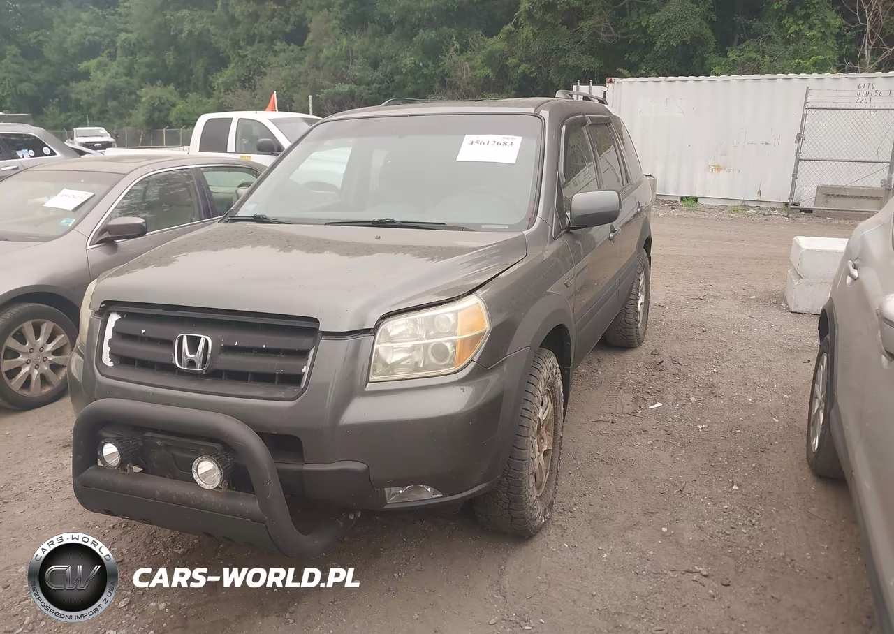 2007 Honda Pilot Ex-L VIN:2HKYF18737H501390 - 2