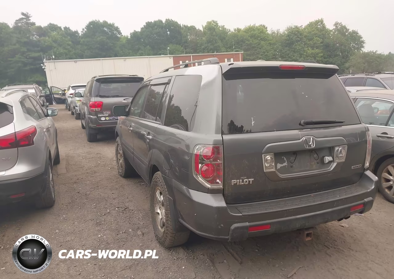 2007 Honda Pilot Ex-L VIN:2HKYF18737H501390 - 3