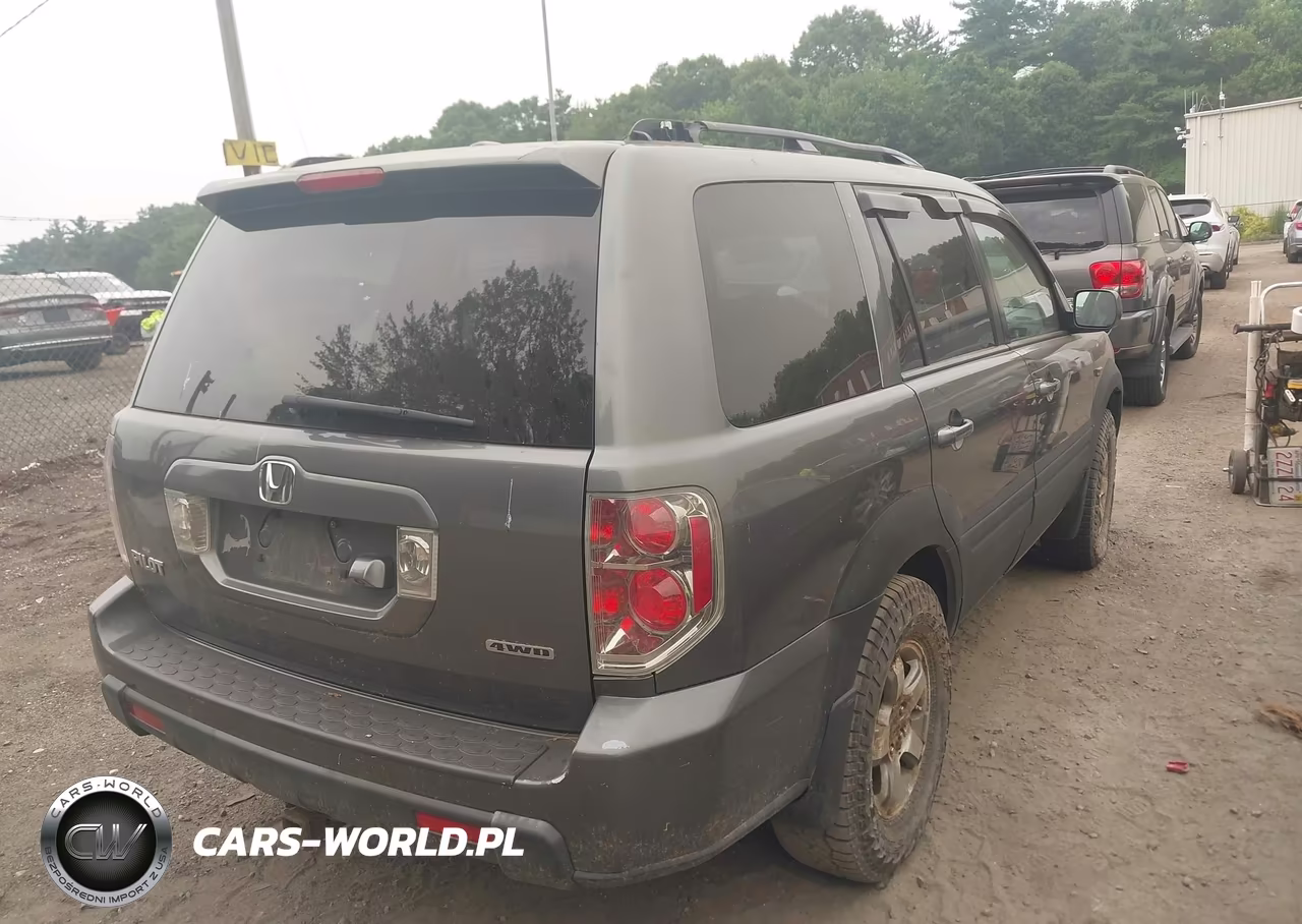 2007 Honda Pilot Ex-L VIN:2HKYF18737H501390 - 4
