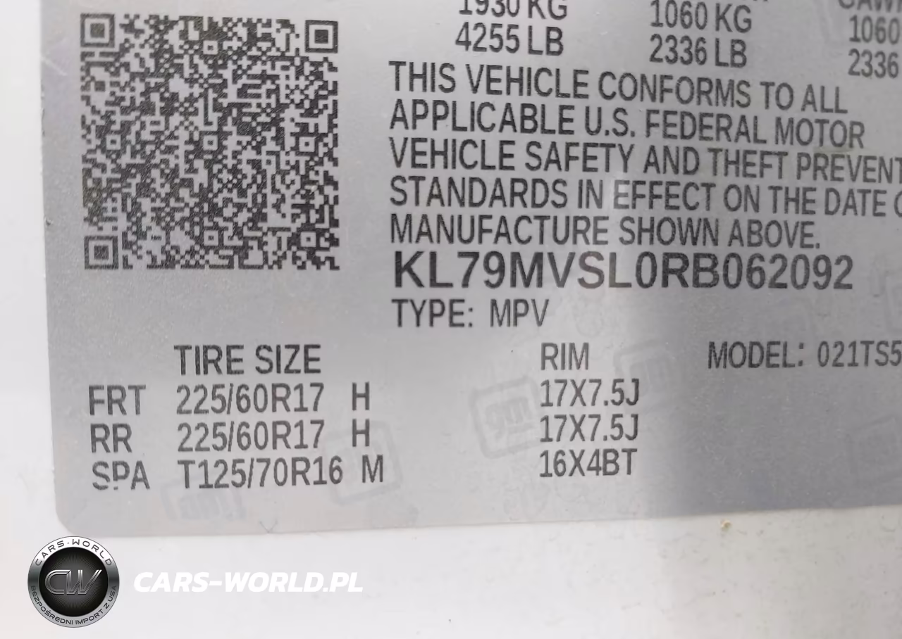 2024 Chevrolet Trailblazer Fwd Activ VIN:KL79MVSL0RB062092 - 9