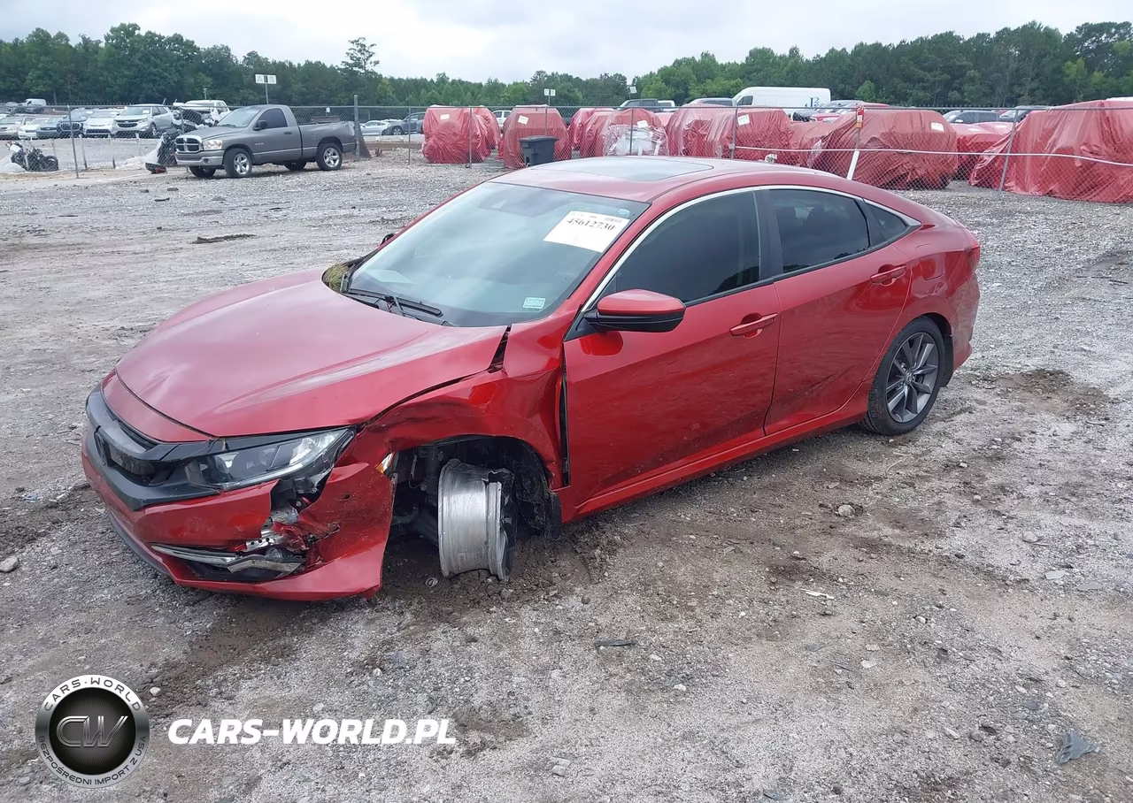 2020 Honda Civic Ex VIN:19XFC1F33LE011918 - 2
