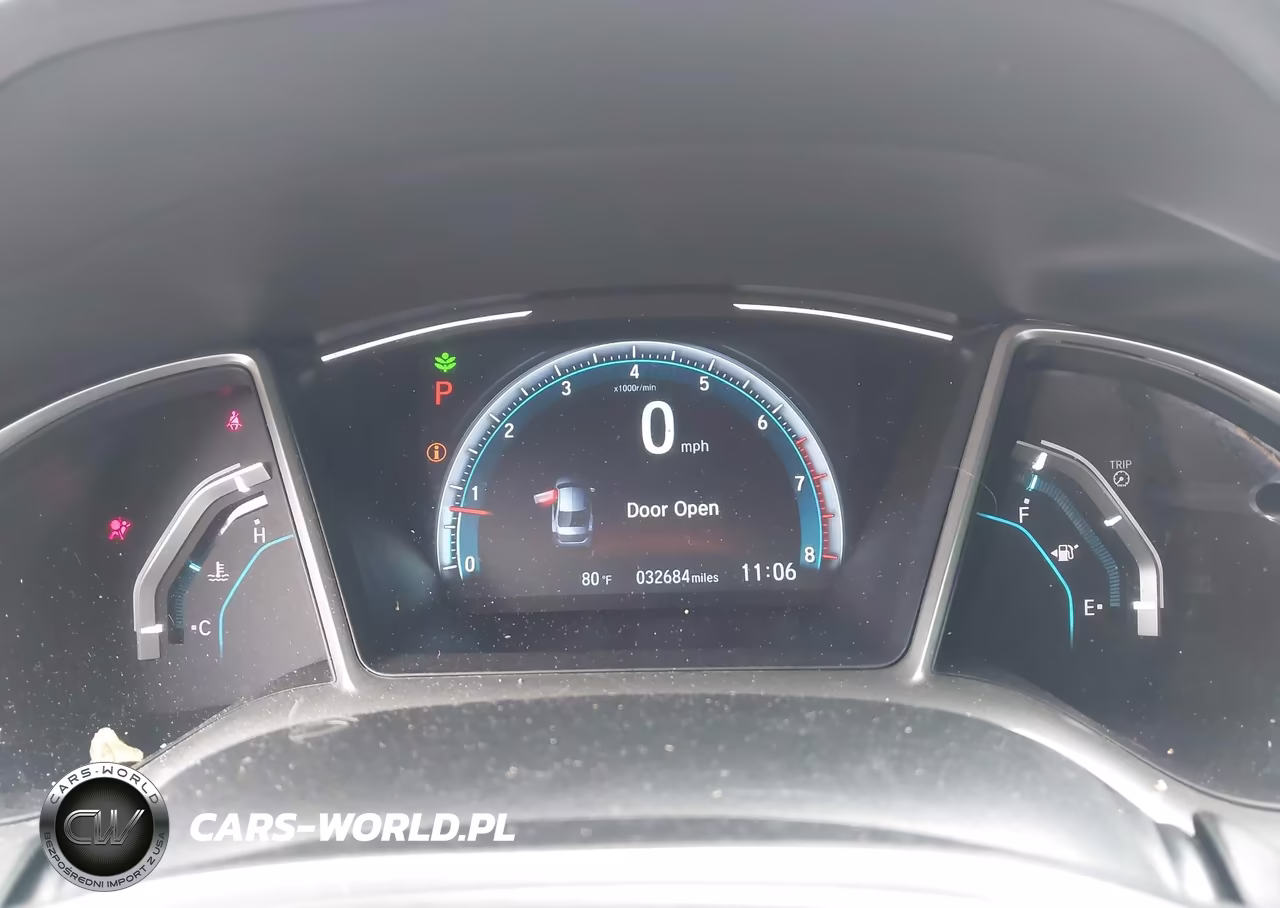 2020 Honda Civic Ex VIN:19XFC1F33LE011918 - 7