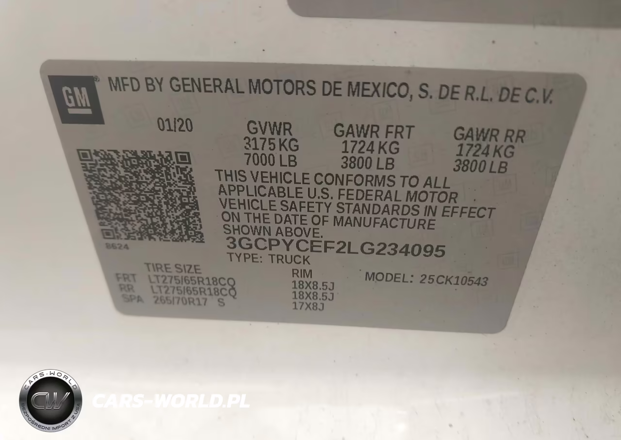 2020 Chevrolet Silverado 1500 4Wd Short Bed Custom Trail Boss VIN:3GCPYCEF2LG234095 - 9