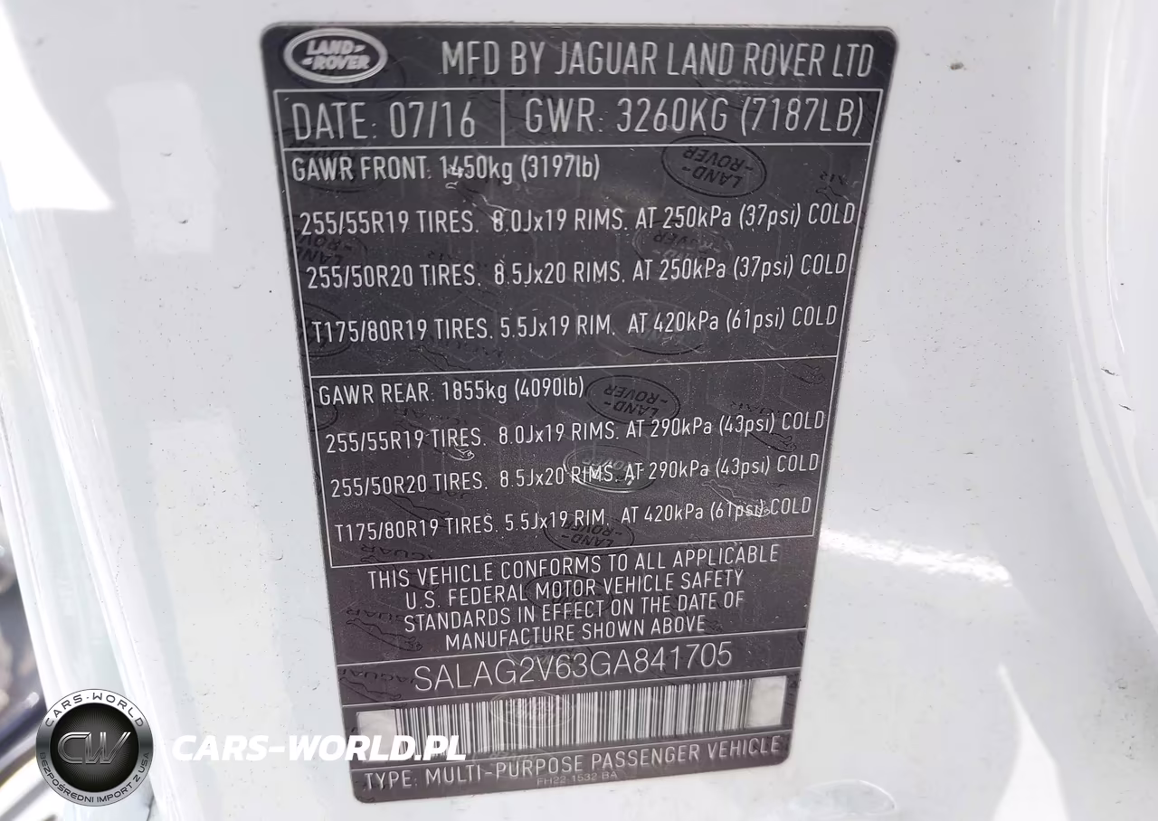 2016 Land Rover Lr4 VIN:SALAG2V63GA841705 - 9
