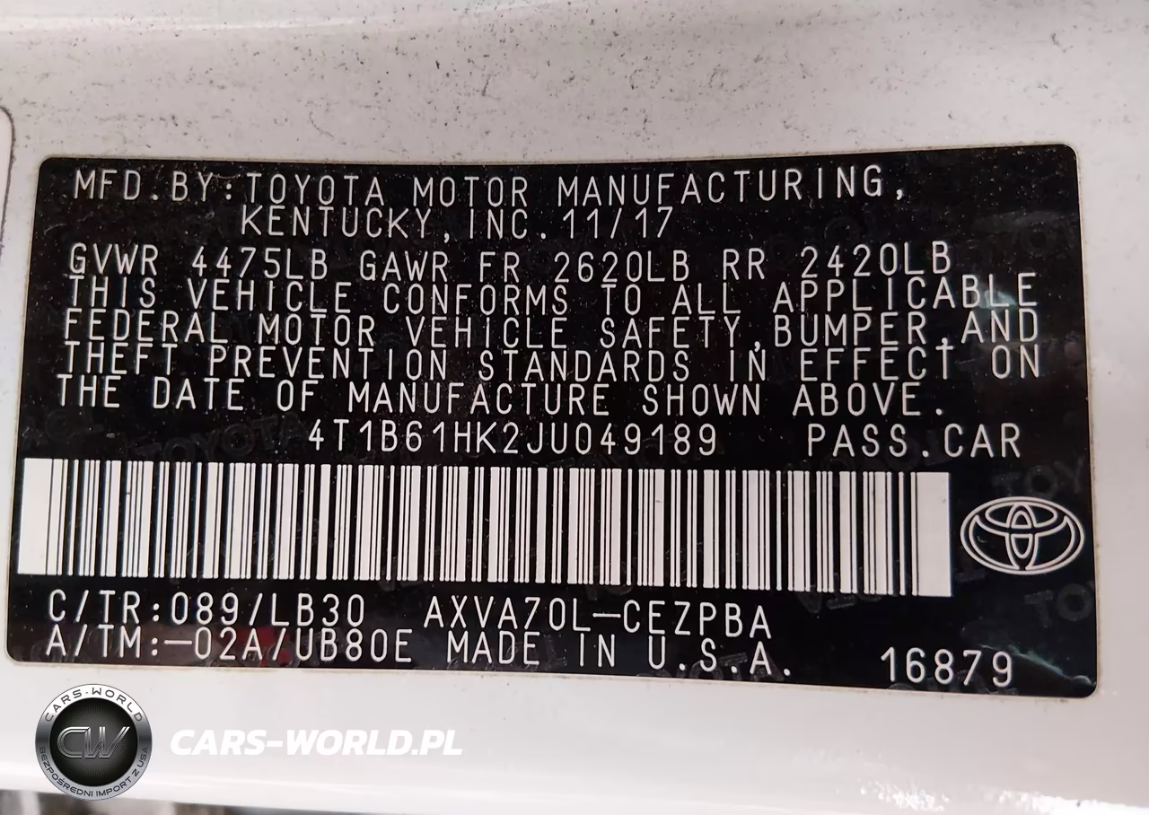 2018 Toyota Camry Xse VIN:4T1B61HK2JU049189 - 9
