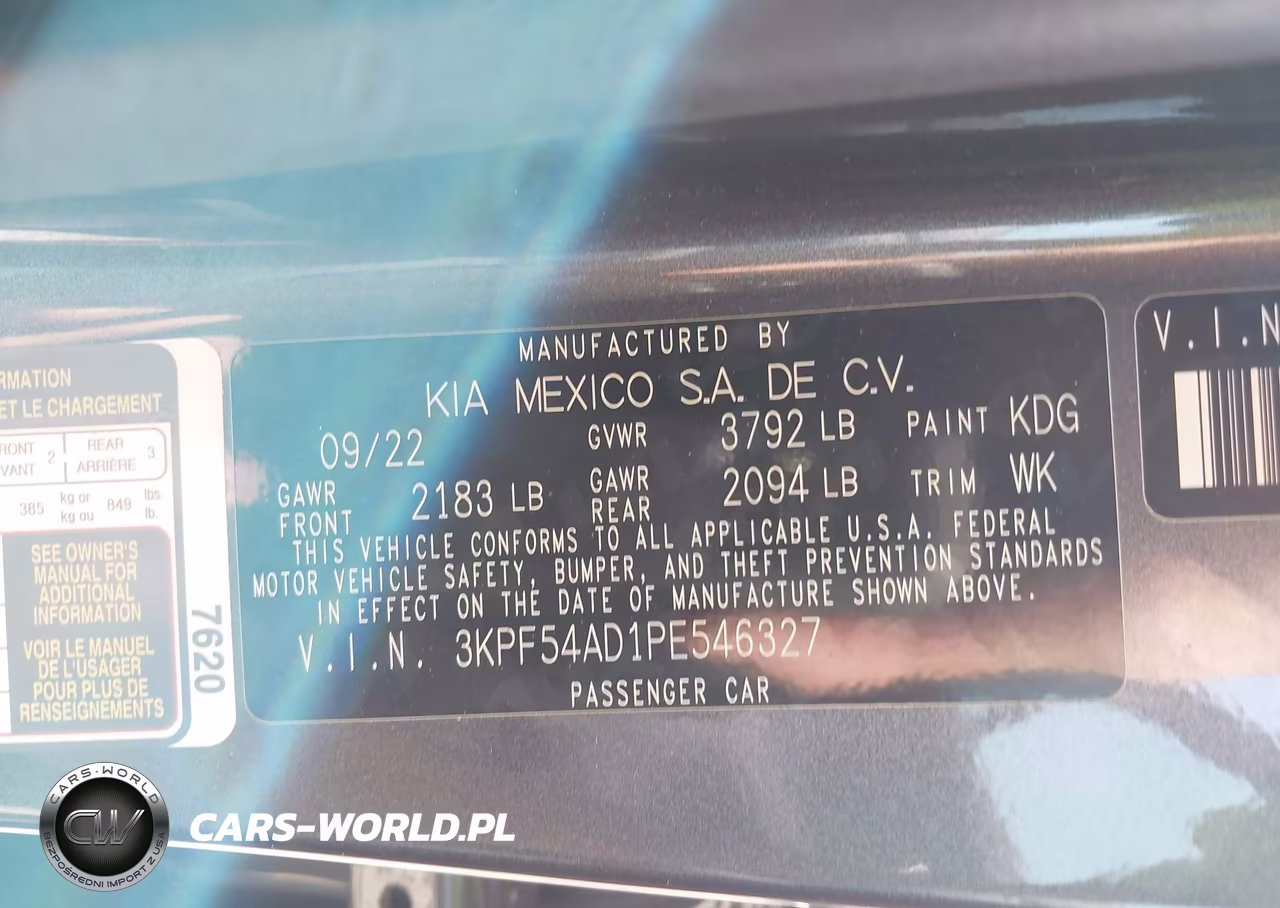 2023 Kia Forte Gt-Line VIN:3KPF54AD1PE546327 - 9