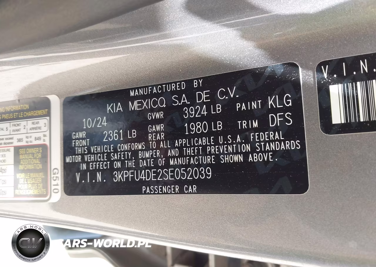 2025 Kia K4 Ex VIN:3KPFU4DE2SE052039 - 9