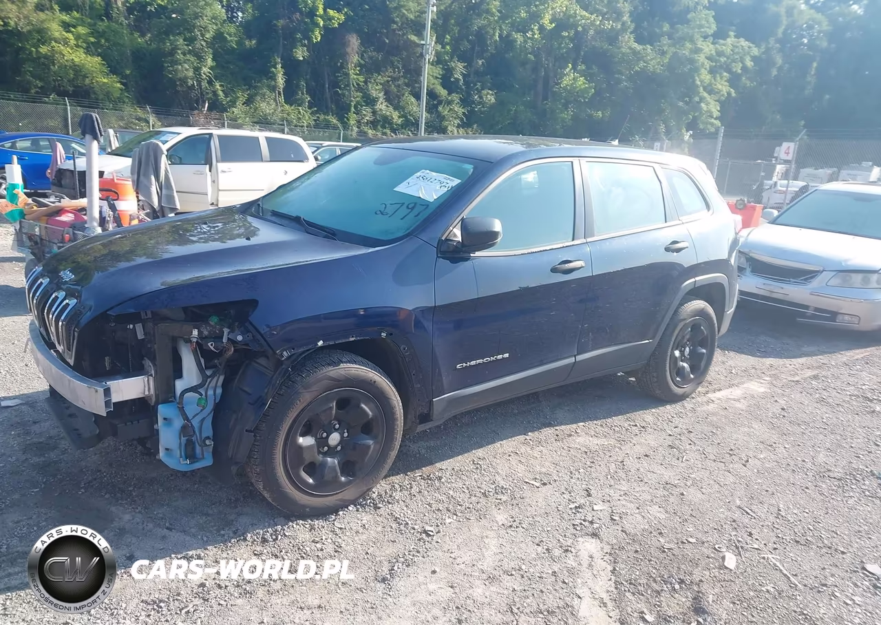 2016 Jeep Cherokee Sport VIN:1C4PJMAB7GW276606 - 2