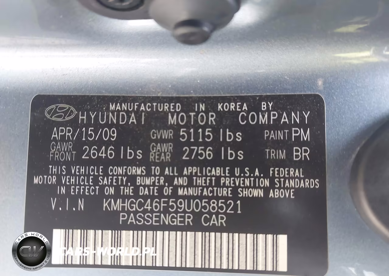 2009 Hyundai Genesis 4.6 VIN:KMHGC46F59U058521 - 9