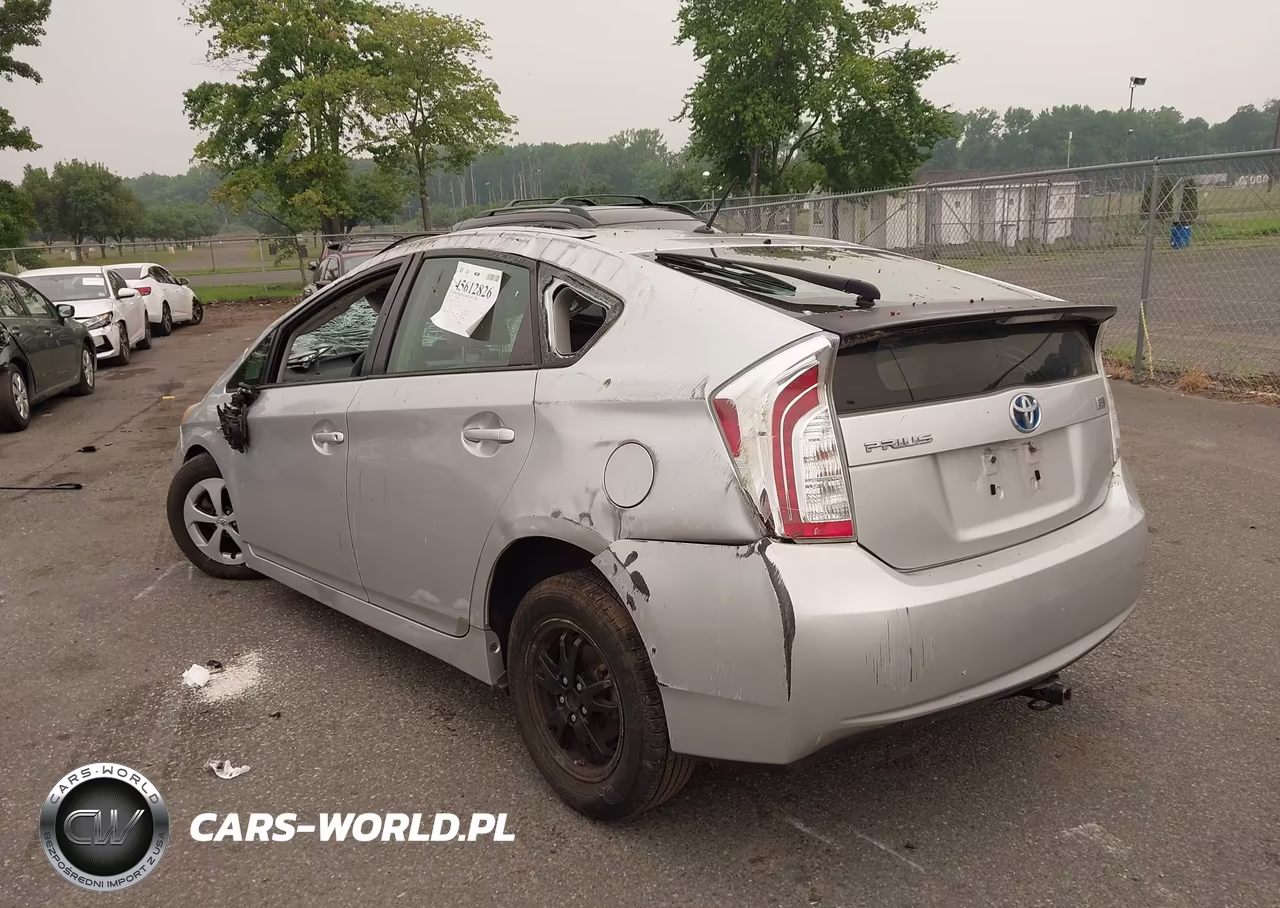 2012 Toyota Prius Two VIN:JTDKN3DU7C5459395 - 3
