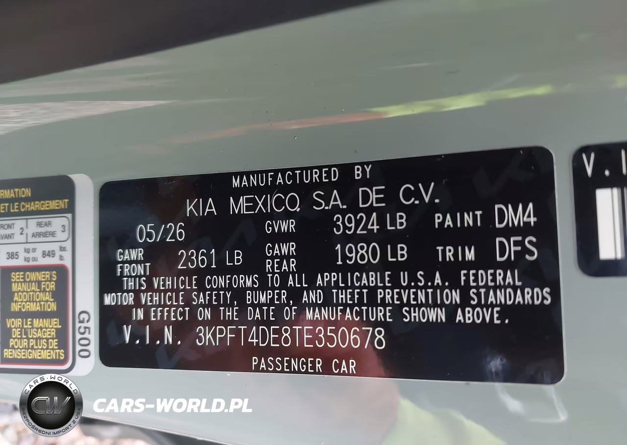 2026 Kia K4 Lxs VIN:3KPFT4DE8TE350678 - 9