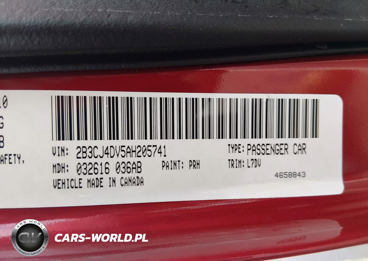 2010 Dodge Challenger Se VIN:2B3CJ4DV5AH205741 - 9