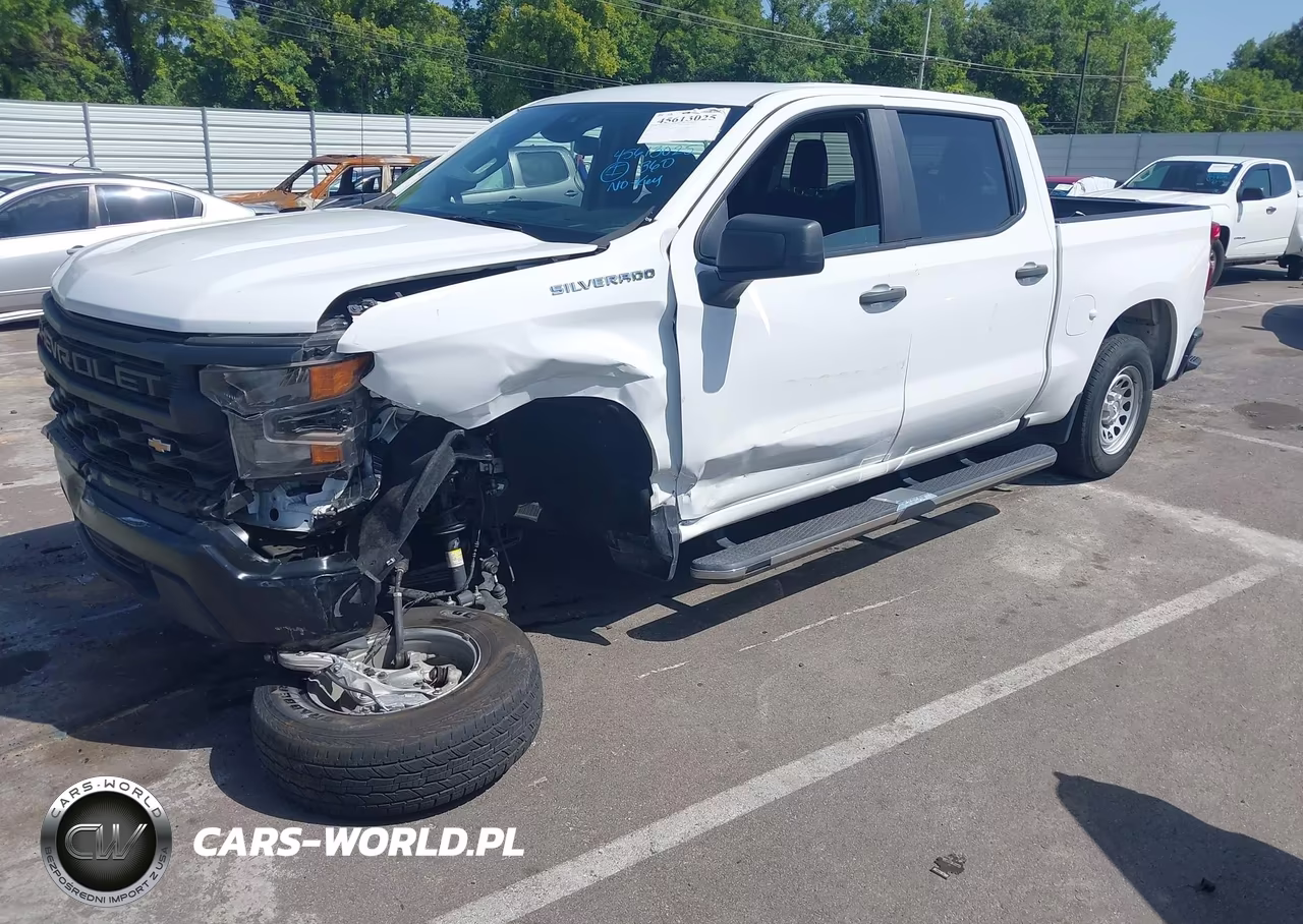 2023 Chevrolet Silverado 1500 2Wd Short Bed Wt VIN:1GCPAAEKXPZ111589 - 2
