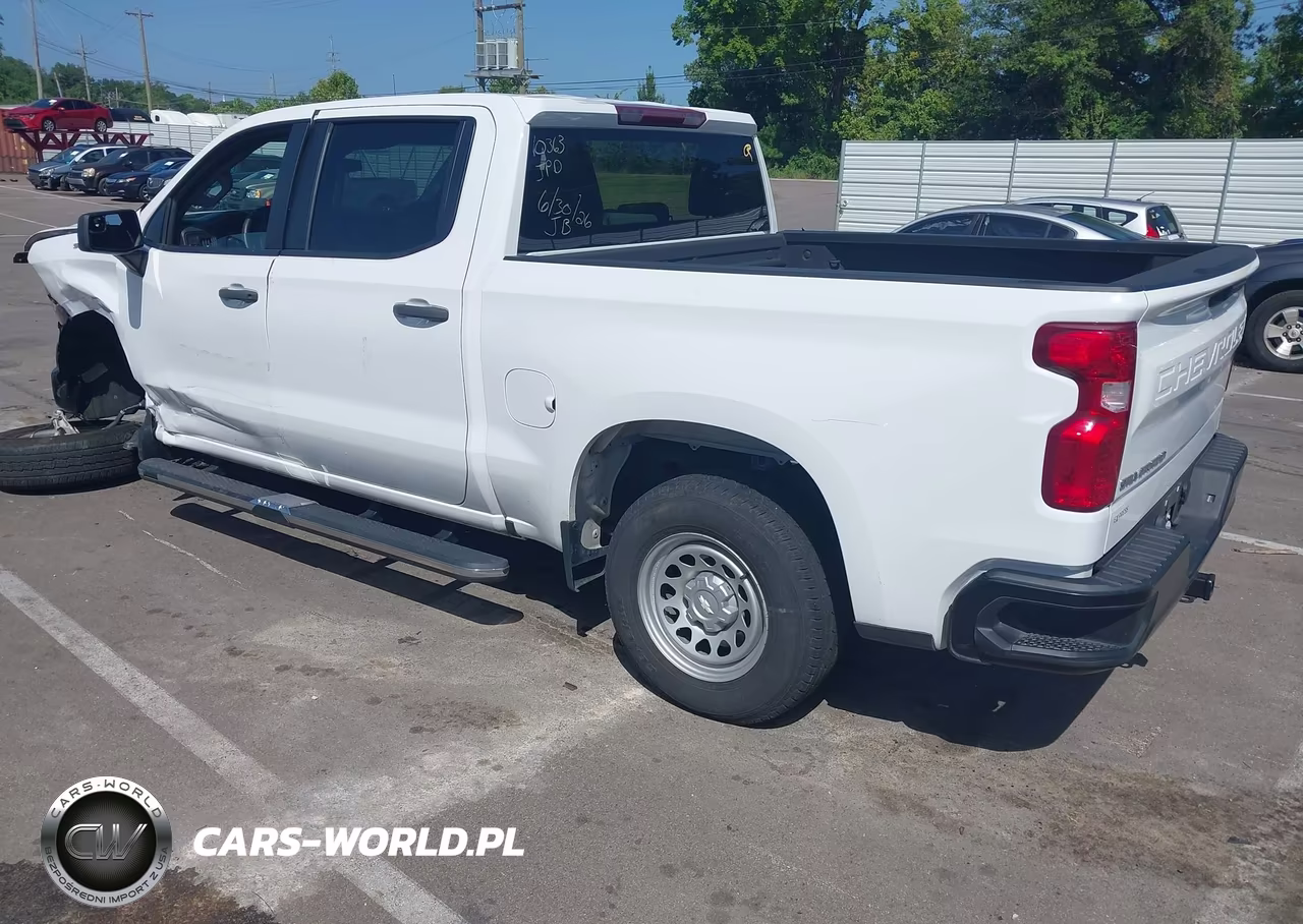 2023 Chevrolet Silverado 1500 2Wd Short Bed Wt VIN:1GCPAAEKXPZ111589 - 3