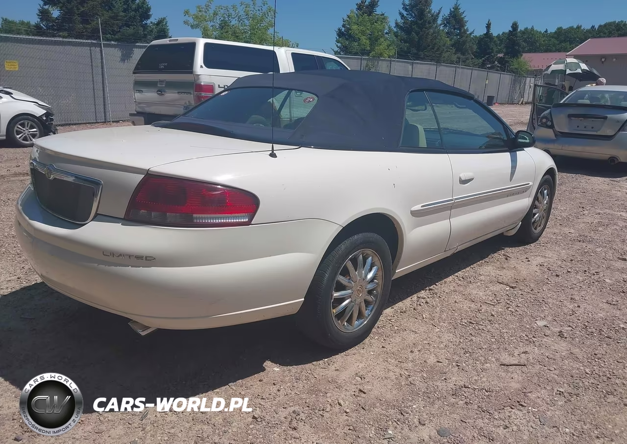 2001 Chrysler Sebring Limited VIN:1C3EL65U71N704989 - 4
