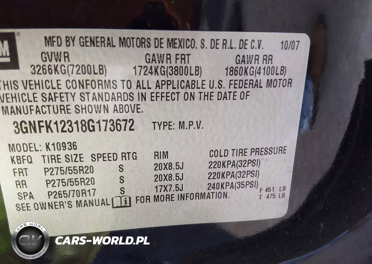 2008 Chevrolet Avalanche 1500 Ltz VIN:3GNFK12318G173672 - 9