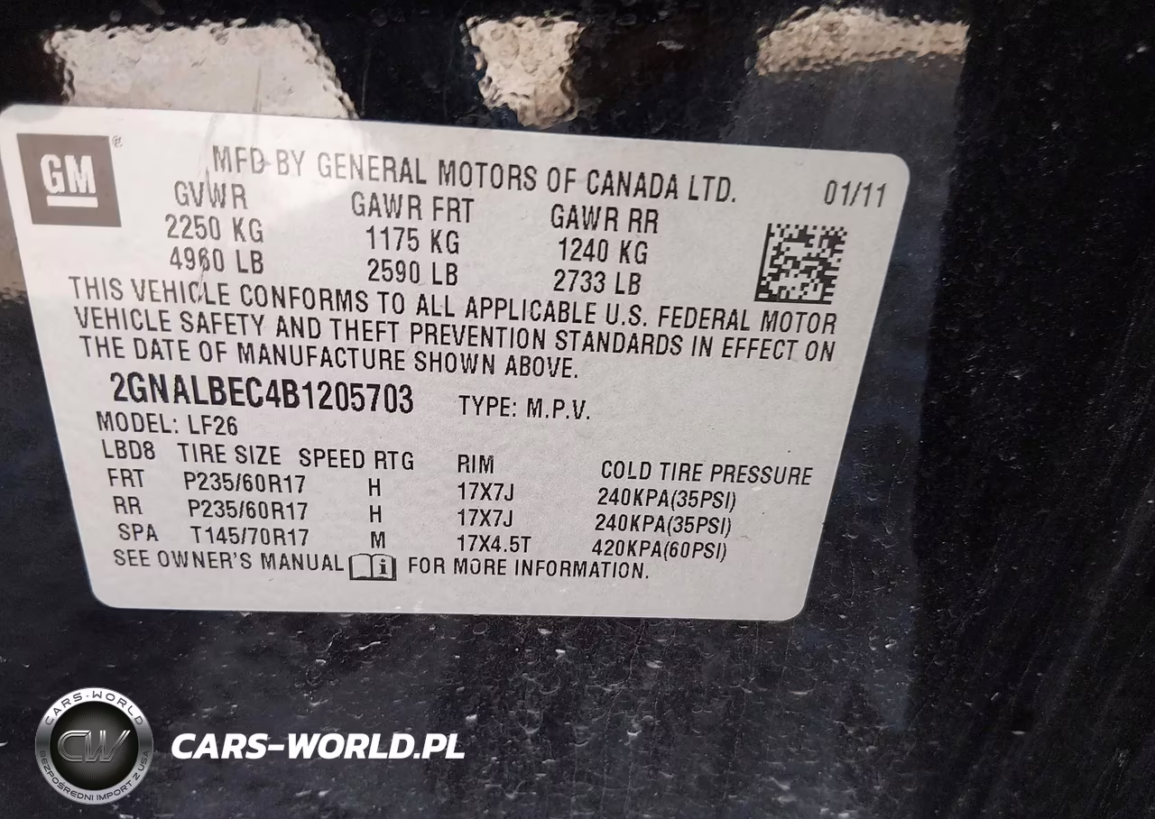 2011 Chevrolet Equinox Ls VIN:2GNALBEC4B1205703 - 9