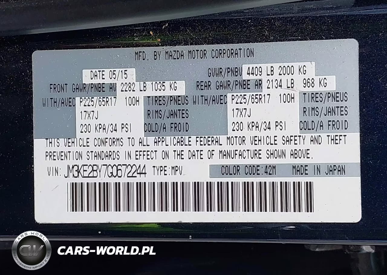 2016 Mazda Cx-5 Sport VIN:JM3KE2BY7G0672244 - 9